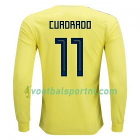 Colombia Cuadrado 11 Thuis Shirt WK voetbal 2018 L/S
